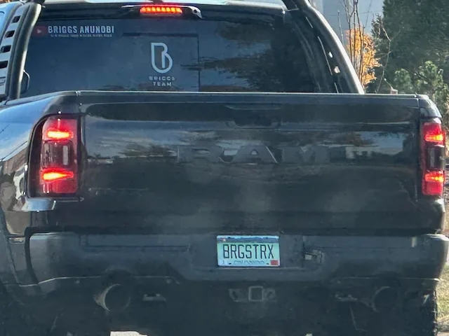 License plate