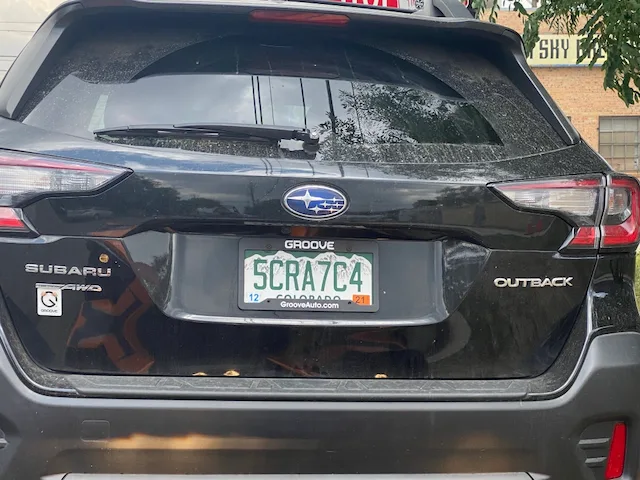 License plate