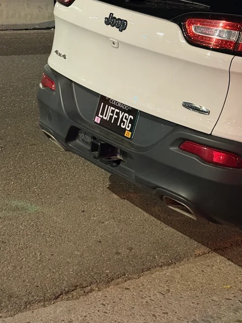 License plate