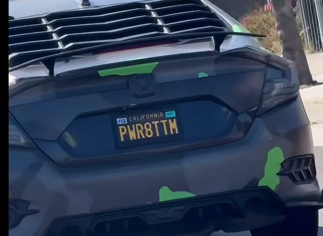 License plate