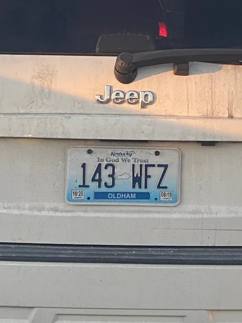 License plate
