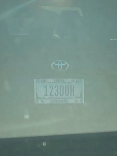 License plate