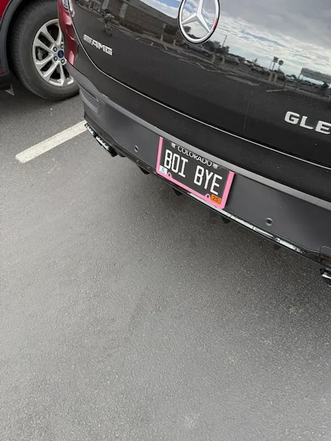 License plate