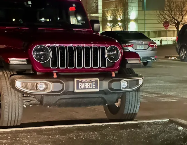 License plate