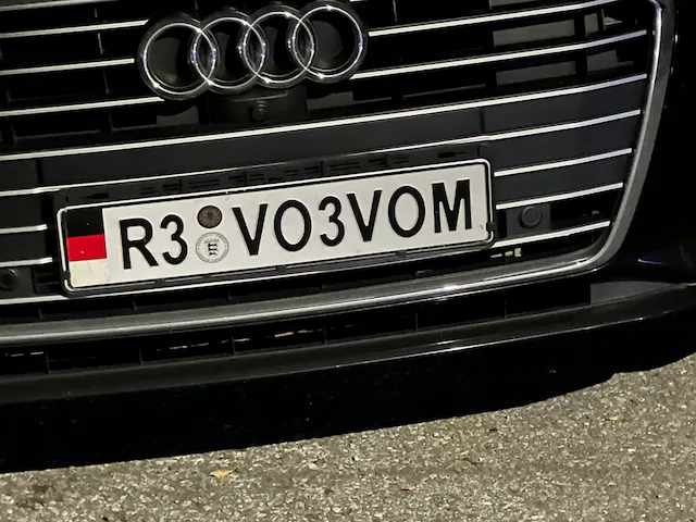License plate