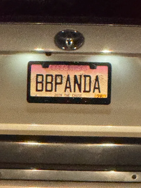 License plate