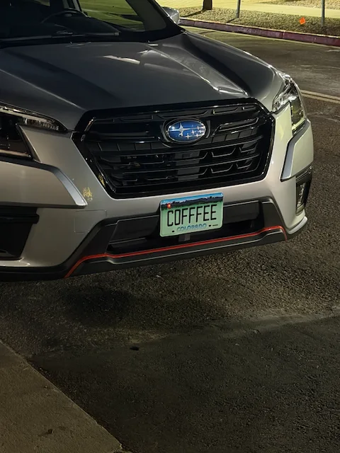 License plate