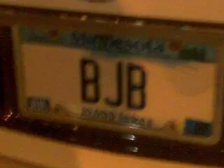 License plate